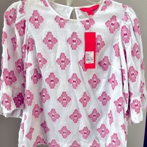 New Lilly Pulitzer Francis Top Size XXS Lilac Rose